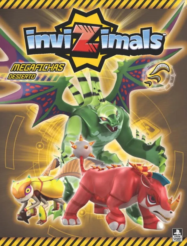 INVIZIMALS MEGAFICHAS DESIERTO
