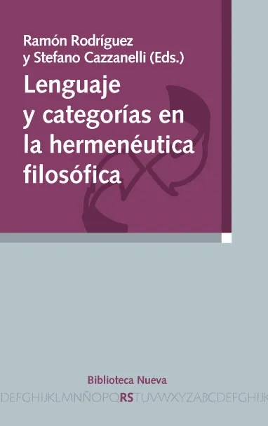 LENGUAJE Y CATEGORIAS EN LA HERMENEUTICA FILOSOFIC