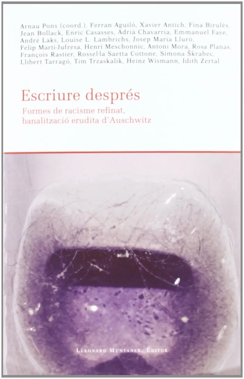ESCRIURE DESPRES -FORMES DE RACISME REFINAT-