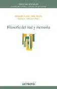 FILOSOFIA DEL MAL Y MEMORIA