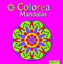 COLOREA MANDALAS -ROSA-