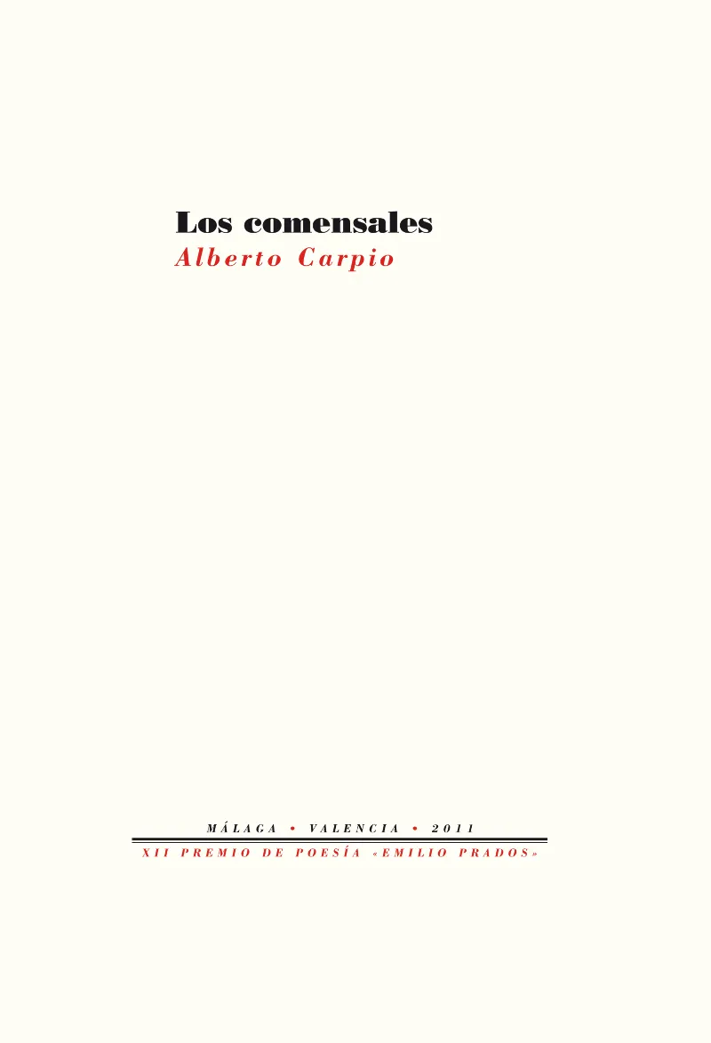 COMENSALES,LOS