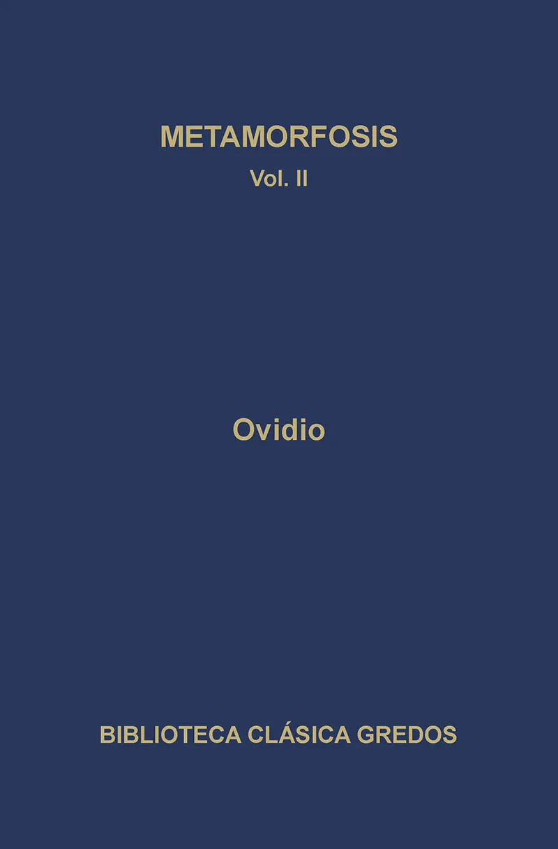 METAMORFOSIS LIBROS VI-X