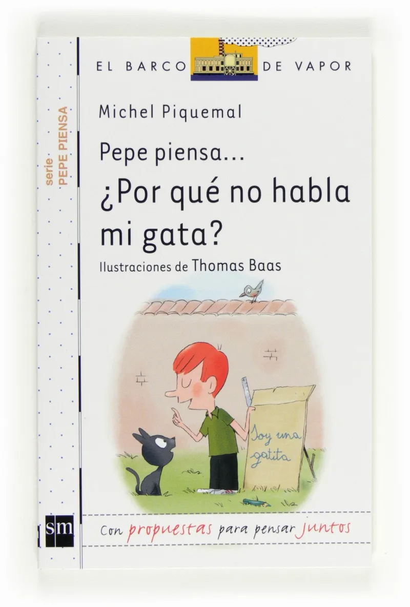 PEPE PIENSA POR QUE NO HABLA MI GATA