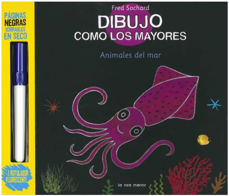DIBUJO COMO LOS MAYORES -ANIMALES DEL MAR-