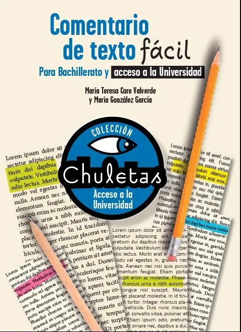 COMENTARIO DE TEXTO FACIL PARA BACHILLERATO Y