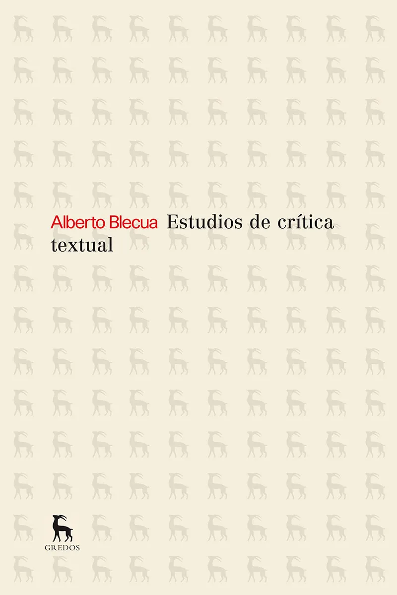 ESTUDIOS DE CRITICA TEXTUAL