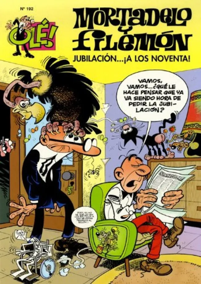 OLE MORTADELO VOL 192: JUBILACION A LOS 90
