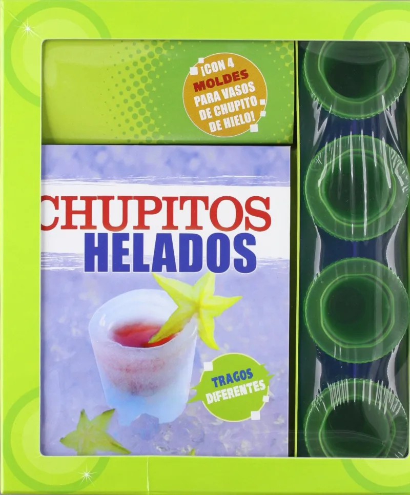 CHUPITOS HELADOS -PACK CON 4 MOLDES-