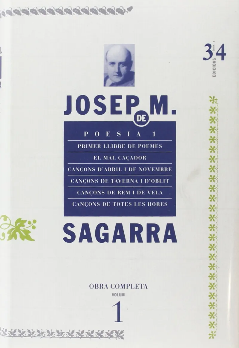 OBRA COMPLETA 1 -JOSEP M. DE SAGARRA-