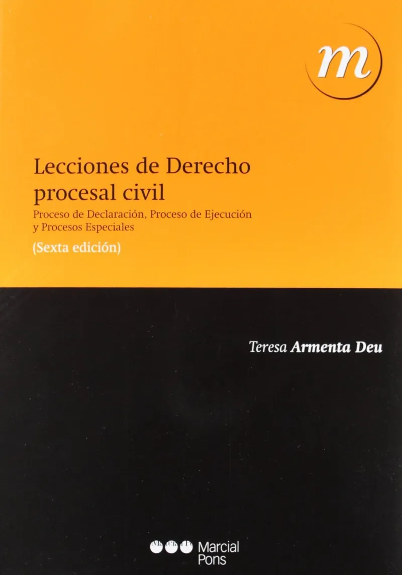 LECCIONES DE DERECHO PROCESAL CIVIL -6A ED.-