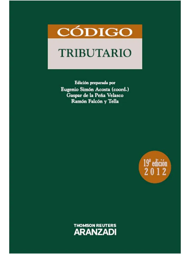 CODIGO TRIBUTARIO -19 ED. 2012-