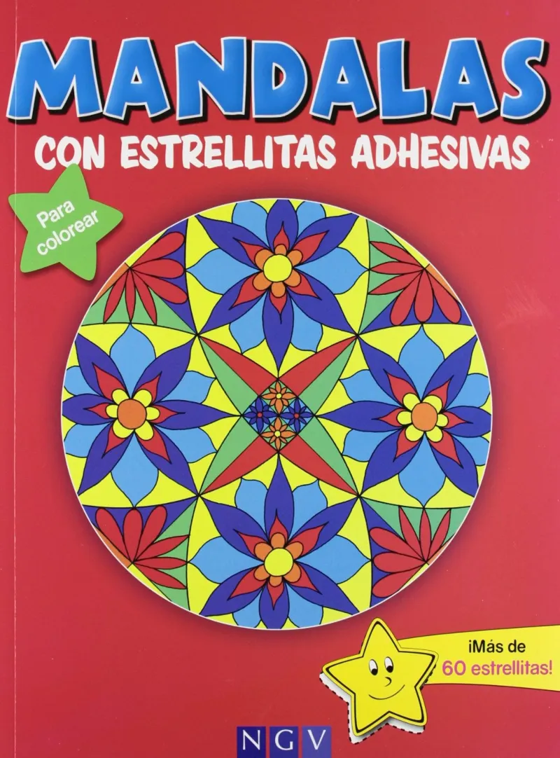 MANDALAS CON ESTRELLITAS ADHESIVAS