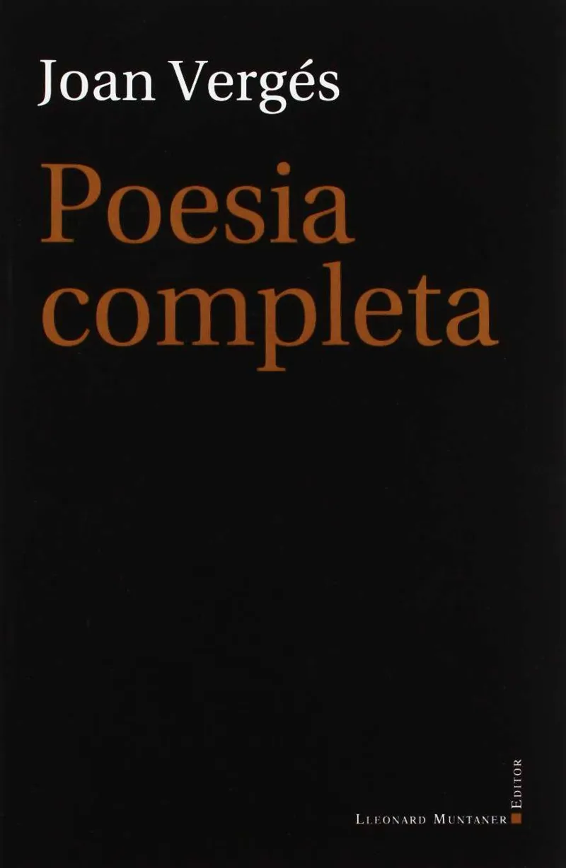 POESIA COMPLETA -JOAN VERGES-