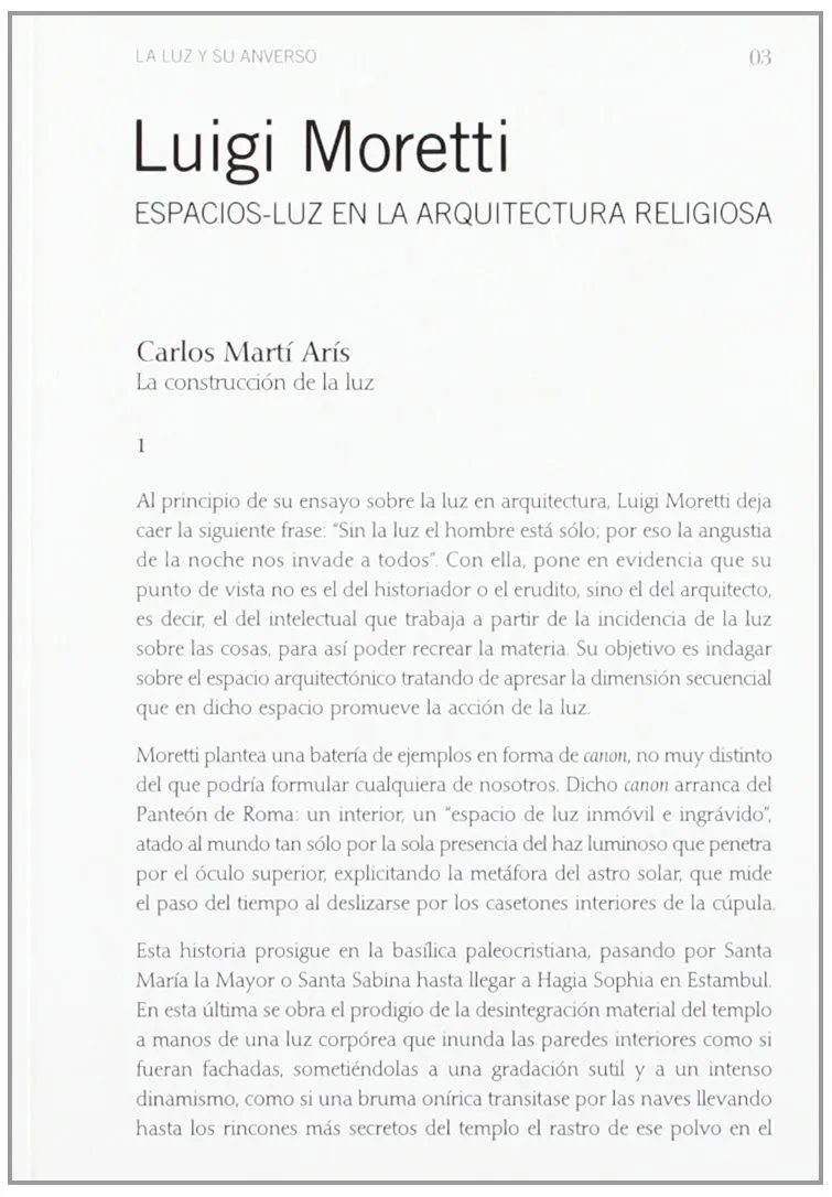 ESPACIOS-LUZ EN LA ARQUITECTURA RELIGIOSA