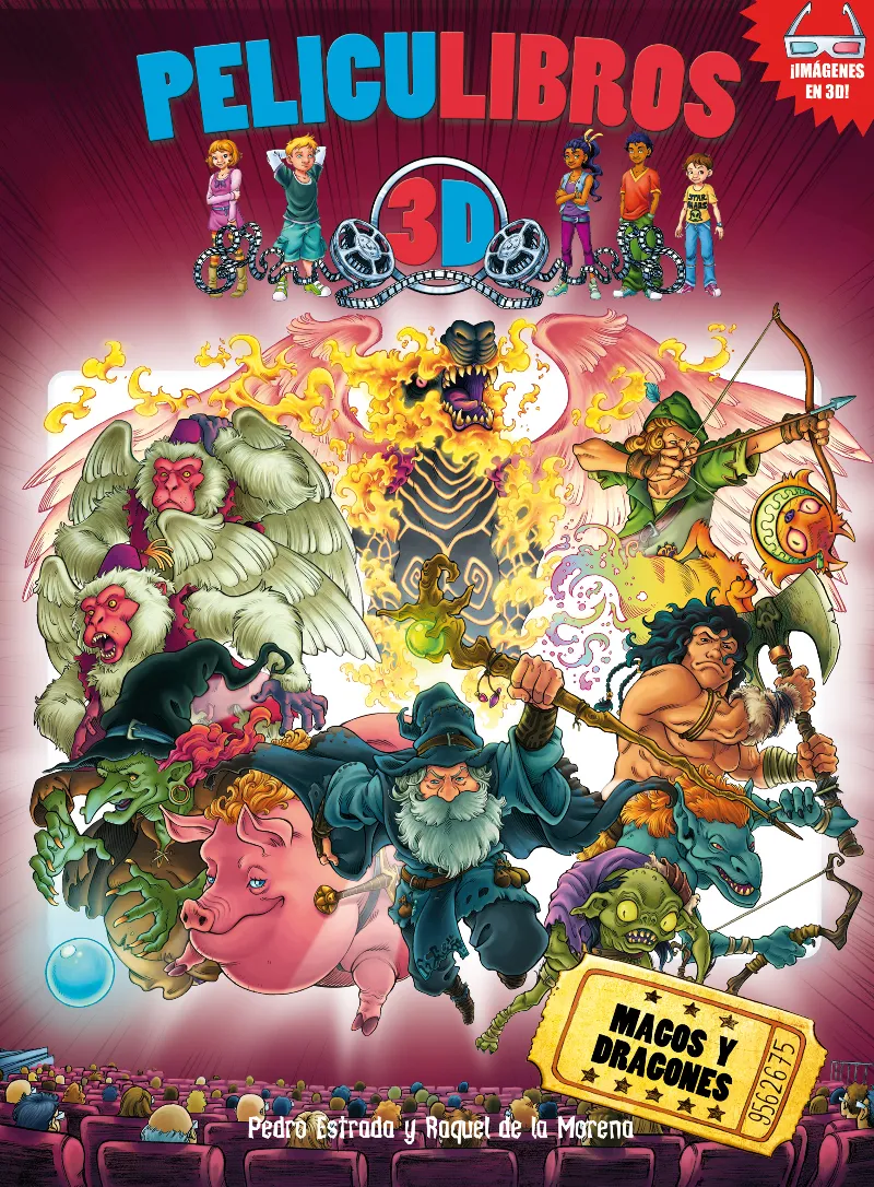 MAGOS Y DRAGONES -PELICULIBROS 3D-