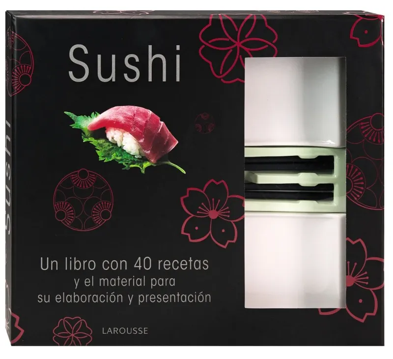 SUSHI -LIBRO CON 40 RECETAS- PACK