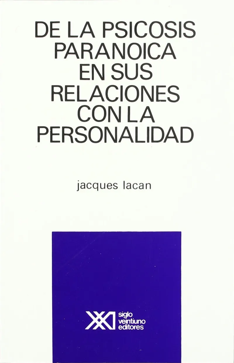 DE LA PSICOSIS EN SUS RELACIONES CON LA PERSONALID