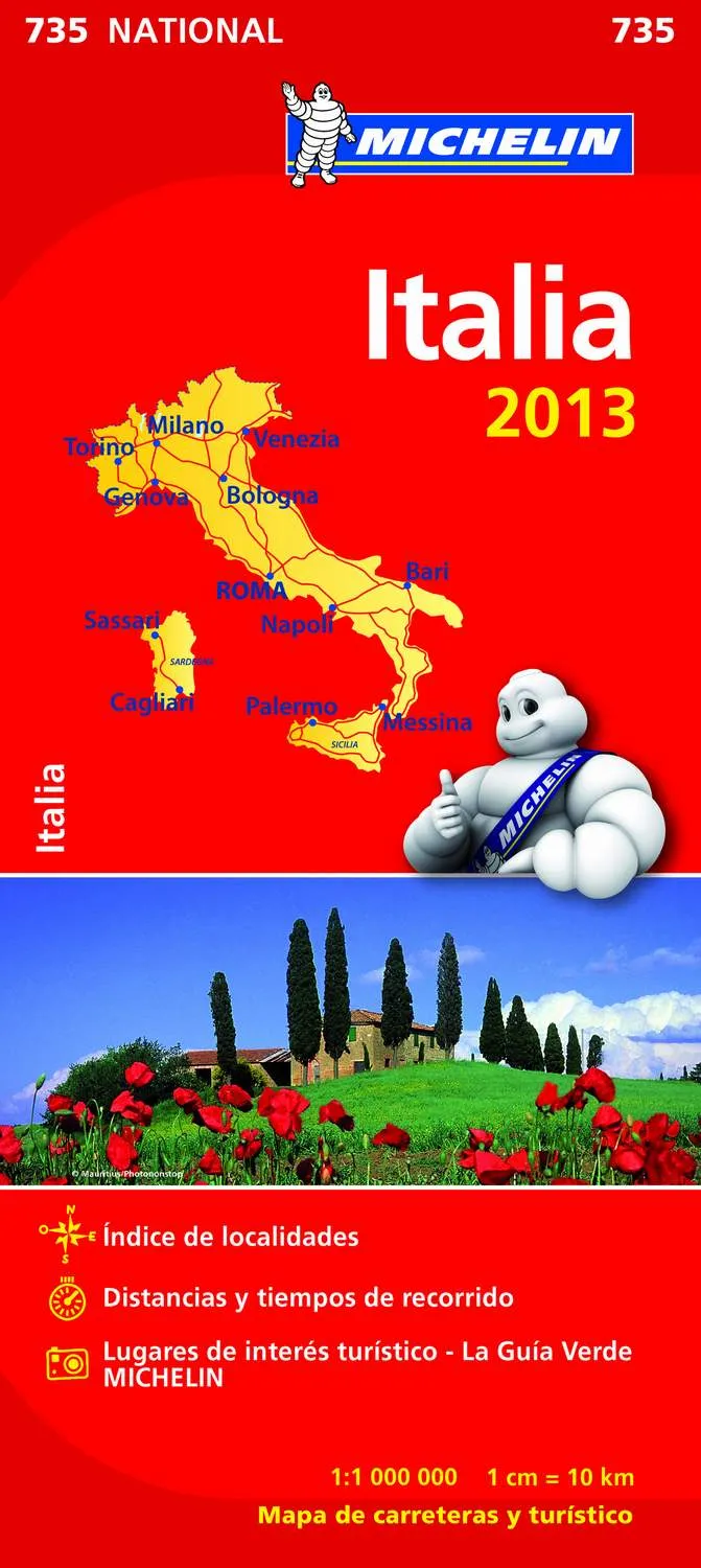 ITALIA 2013 -ESCALA 1:1000000-