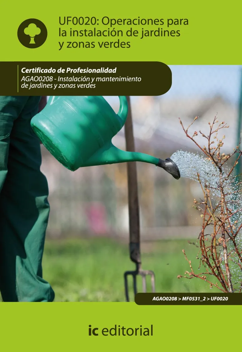 OPERACIONES PARA LA INSTALACION DE JARDINES Y ZONA