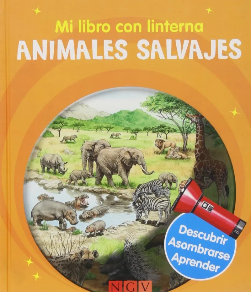 ANIMALES SALVAJES -MI LIBRO CON LINTERNA-