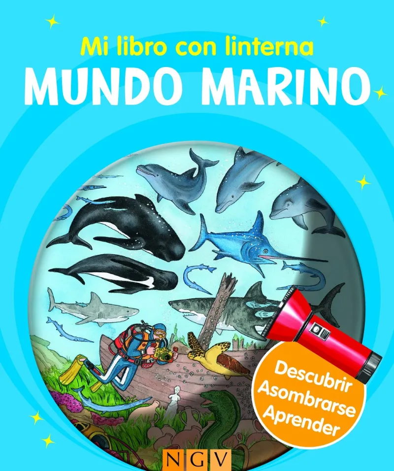 MUNDO MARINO -MI LIBRO CON LINTERNA-