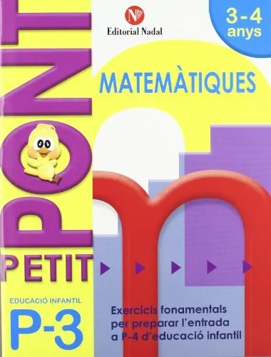 PETIT PONT P3 -NOMBRES - 3 A 4 ANYS-