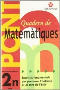 QUADERN DE MATEMATIQUES 2N ESO -PONT-