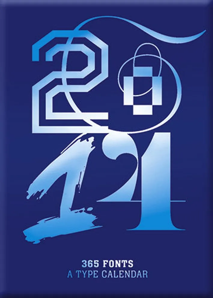 TYPODARIUM 2014 -365 FONTS A TYPE CALENDAR-