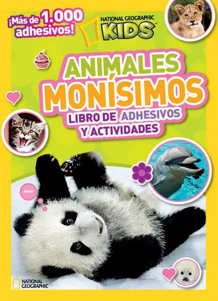 ANIMALES MONISIMOS -LIBRO DE ADHESIVOS Y ACTIVIDA