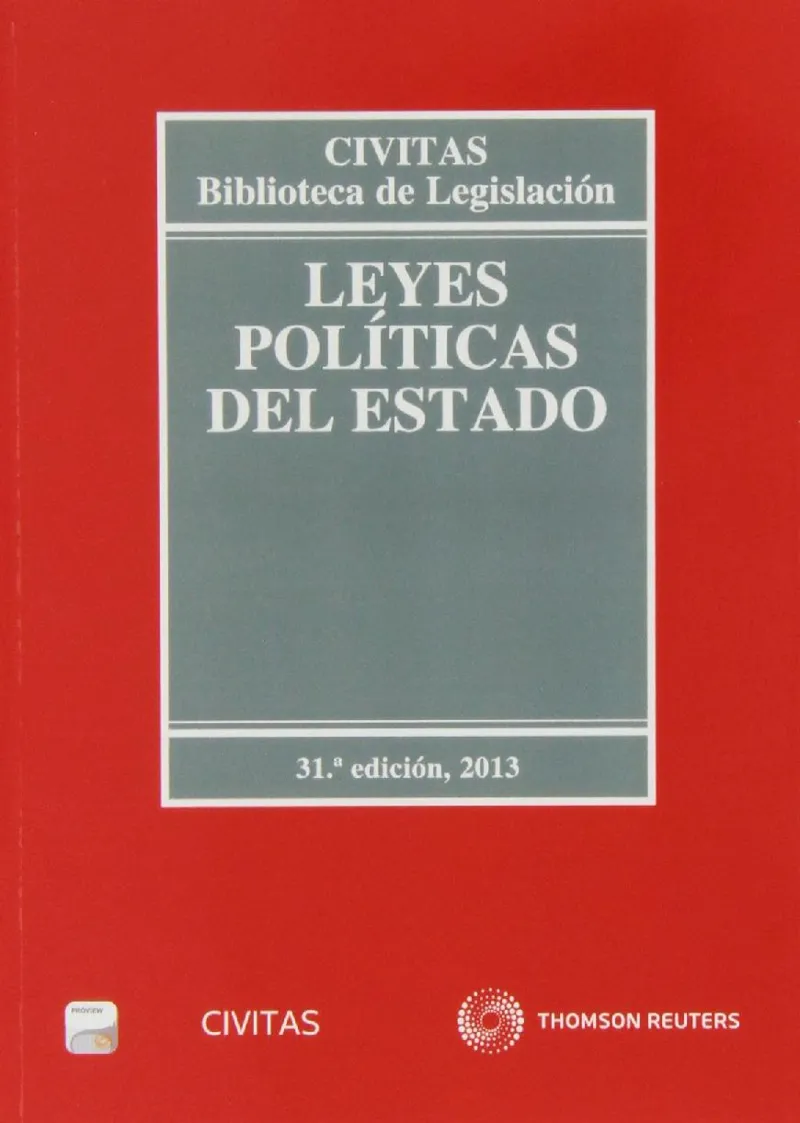 LEYES POLITICAS DEL ESTADO -31 ED.2013-