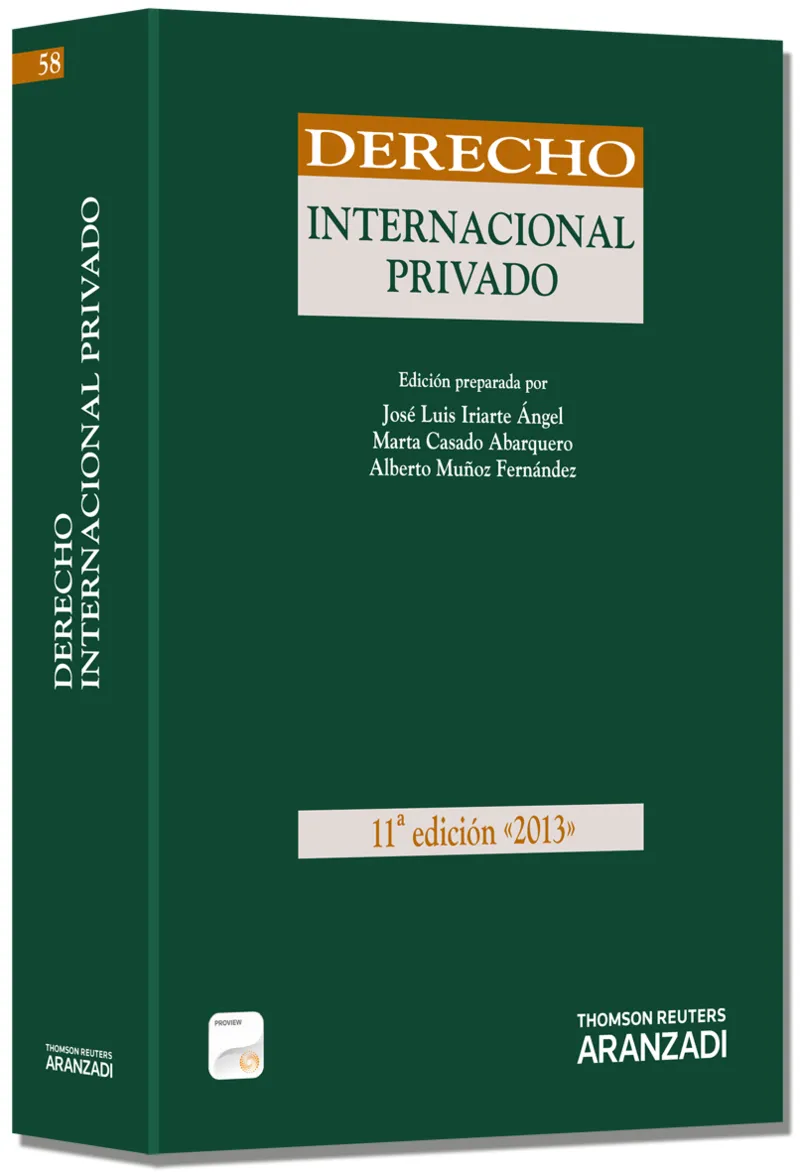 DERECHO INTERNACIONAL PRIVADO -11 ED.2013-