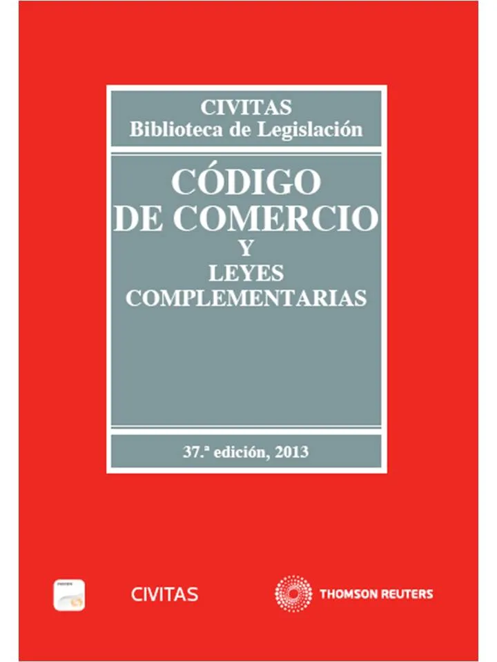 CODIGO DE COMERCIO Y LEYES COMPLEMENTARIAS -ED.37