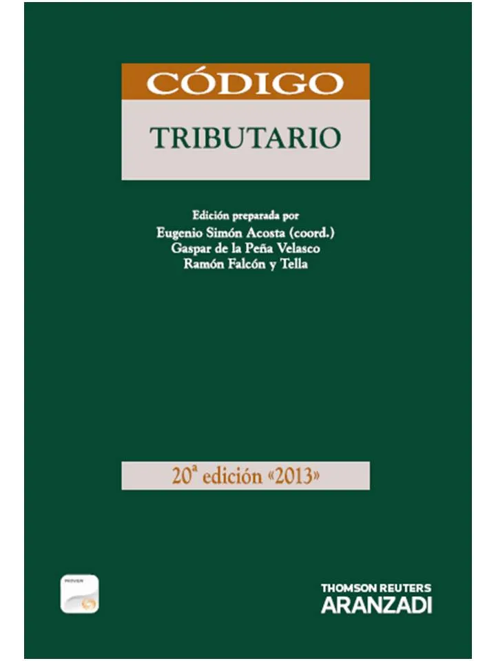 CODIGO TRIBUTARIO -20 ED. ,2013-