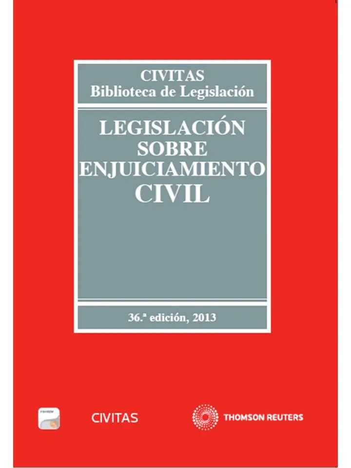 LEGISLACION SOBRE ENJUICIAMIENTO CIVIL