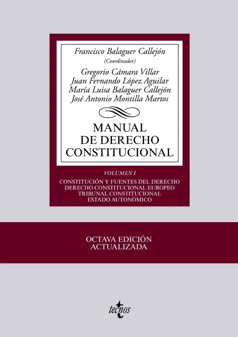 MANUAL DE DERECHO CONSTITUCIONAL VOLUMEN I