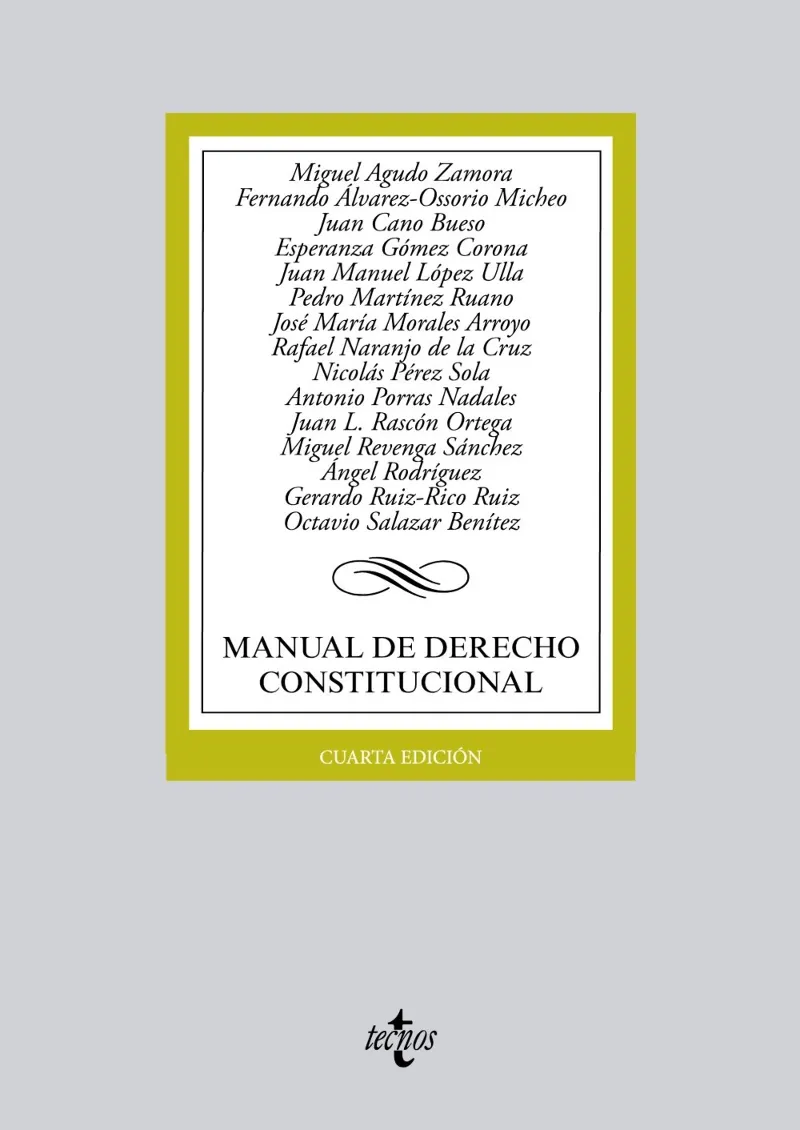 MANUAL DE DERECHO CONSTITUCIONAL -4ºEDICIO-