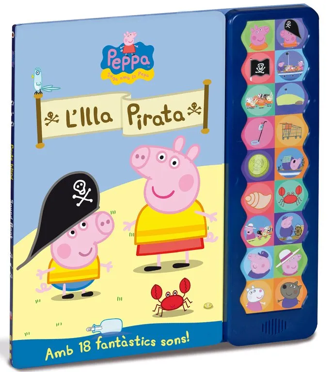 PORQUETA PEPA L'ILLA PIRATA -AMB 18 SONS-