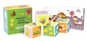 ANIMALS DE LA GRANJA - 1 LLIBRE +4 CUBS-