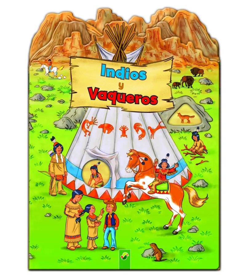 INDIOS Y VAQUEROS -DESPLEGABLE-