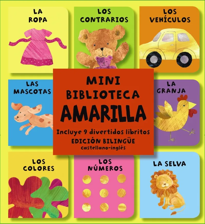 MINI BIBLIOTECA AMARILLA