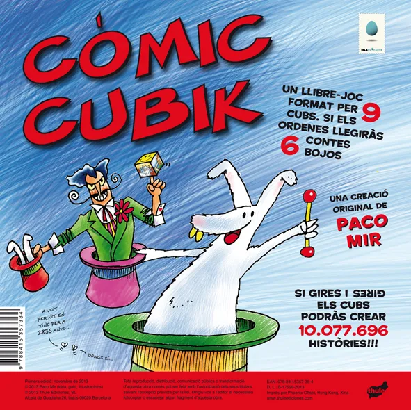 COMIC CUBIK -UN LLIBRE JOC FORMAT PER A 9 CUBS SI