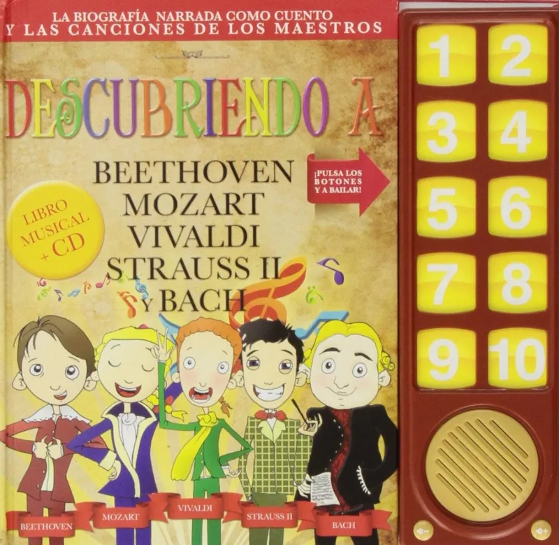 DESCUBRIENDO A BEETHOVEN MOZART STRAUSS II Y BACH