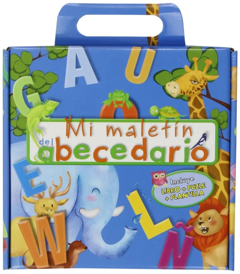 MI MALETIN ABECEDARIO LIBRO + PUZLE + PLANTILLA