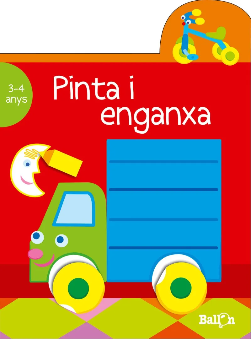 PINTA I ENGANXA VERMELL 3-4ANYS