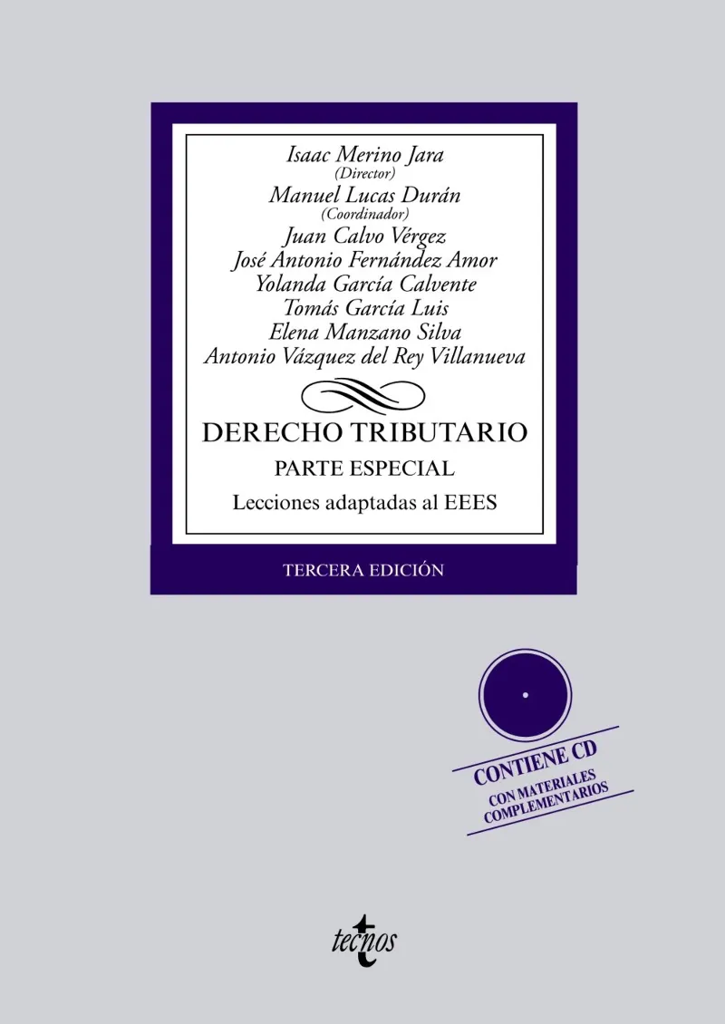 DERECHO TRIBUTARIO -PARTE ESPECIAL- 3R ED + CD