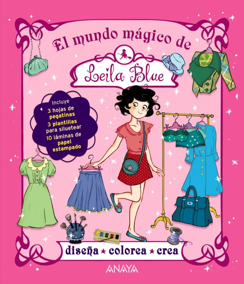 MUNDO MAGISO DE LEILA BLUE,EL-DISEÑO COLOREA CREA-