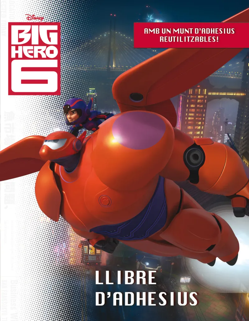 BIG HERO 6 LLIBRE D'ADHESIUS