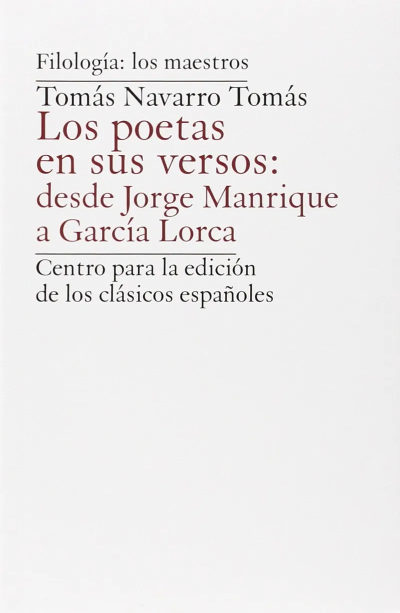 POETAS EN SUS VERSOS,LOS -DESDE JORGE MANRIQUE A