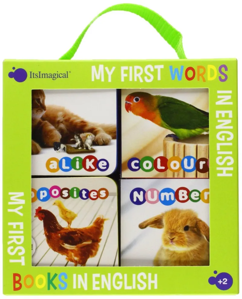 MY FIRST WORDS IN ENGLISH -CAIXETA AMB 4 LLIBRES-